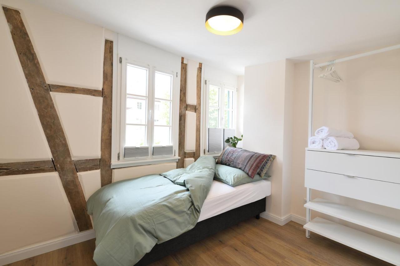 Das Schiefe Haus- Wohnung "Nibelungen" Heppenheim  Bagian luar foto