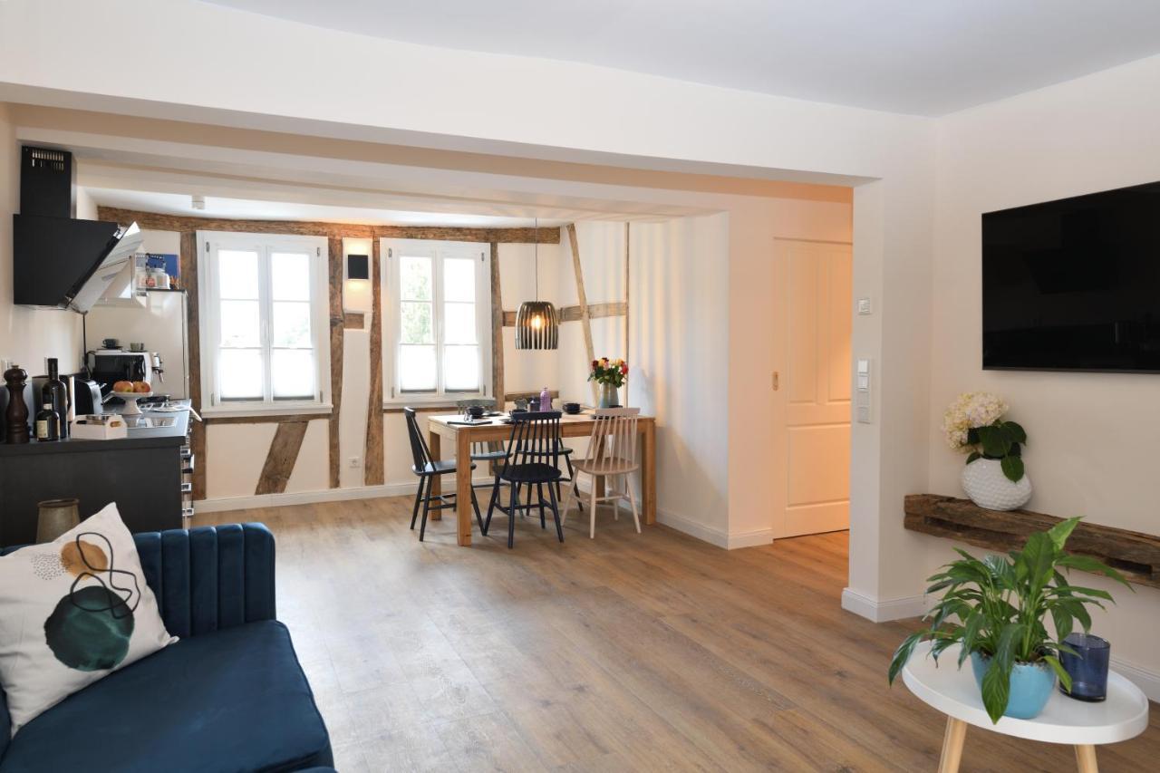 Das Schiefe Haus- Wohnung "Nibelungen" Heppenheim  Bagian luar foto