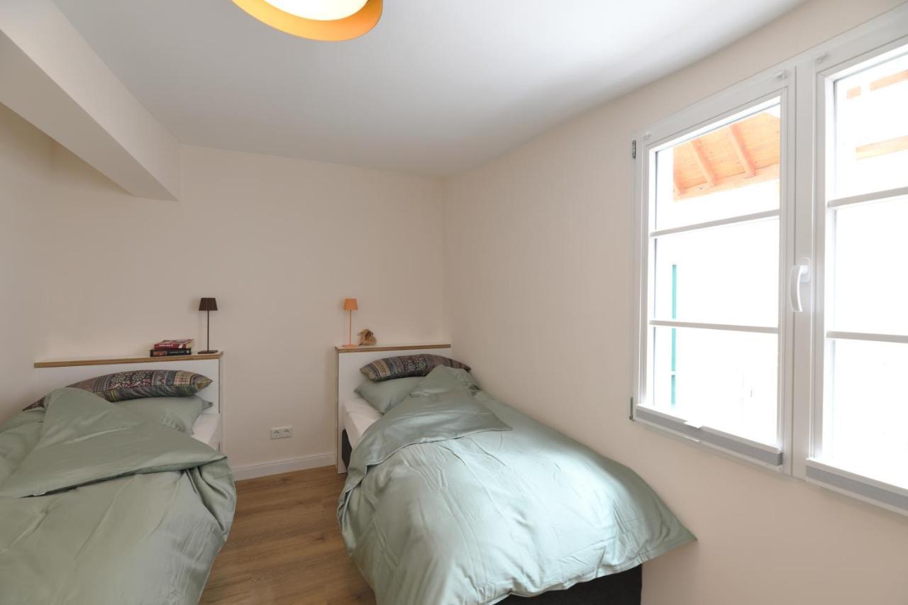 Das Schiefe Haus- Wohnung "Nibelungen" Heppenheim  Bagian luar foto